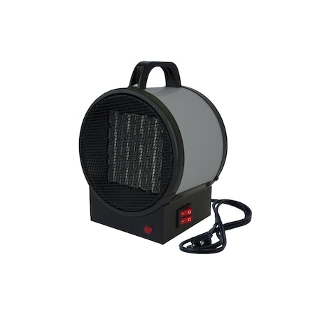 TotalTools 120V PUH Portable Heater with 750-1500W Ceramic44; Stat Gray